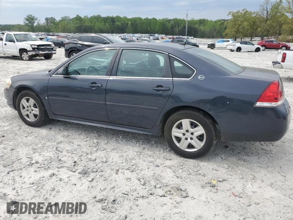 2009 Chevrolet Impala LS with VIN 2G1WB57K191131926, listed as a Copart auction lot 52684875 with 294,965 mi miles and Salvage Title. Bid and sale history available at DreamBid. Image 2.