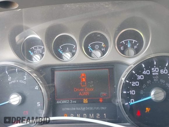 2013 Ford F-250 XL with VIN 1FT7X2BT1DEA74405, listed as a IAAI auction lot 41742953 with 443,862 mi miles and . Bid and sale history available at DreamBid. Image 7.