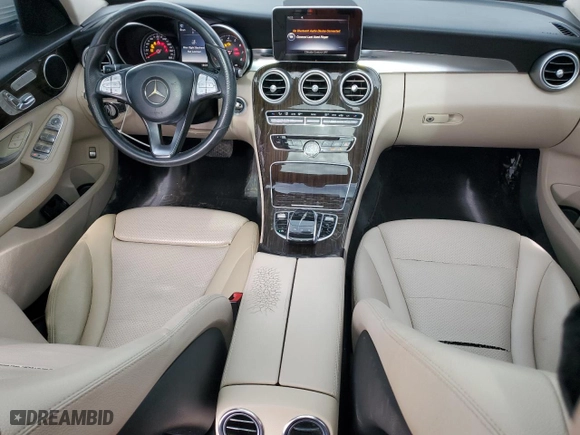 2015 Mercedes-Benz C-Class C 300 with VIN 55SWF4JB5FU081327, listed as a Copart auction lot 46838985 with 151,677 mi miles and Clean Title. Bid and sale history available at carsss.com. Image 8.