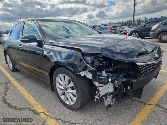 2016 Kia Optima EX with VIN 5XXGU4L34GG044575, listed as a Copart auction lot 53453945 with 148,110 mi miles and Clean Title. Bid and sale history available at carsss.com. Image 1.