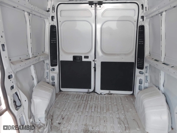 2025 Ram ProMaster Cargo Van Tradesman with VIN 3C6LRVCG2SE513485, listed as a IAAI auction lot 42070229 with 5,030 mi miles. Bid and sale history available at carsss.com. Image 8.