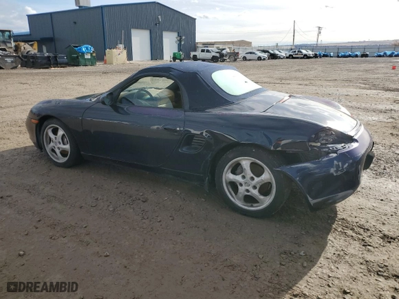 1998 Porsche Boxster with VIN WP0CA2987WU626225, listed as a Copart auction lot 87449074 with 122,804 mi miles and Clean Title. Bid and sale history available at carsss.com. Image 2.