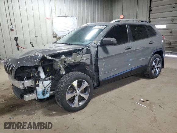 2020 Jeep Cherokee Limited with VIN 1C4PJMDX2LD627953, listed as a Copart auction lot 55845735 with 55,660 mi miles and Salvage title. Bid and sale history available at DreamBid. Image 1.
