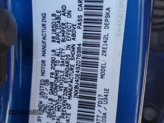 2009 Toyota Corolla with VIN 1NXBU40E49Z076984, listed as a Copart auction lot 50426695 with 151,710 mi miles and Salvage Title. Bid and sale history available at carsss.com. Image 13.