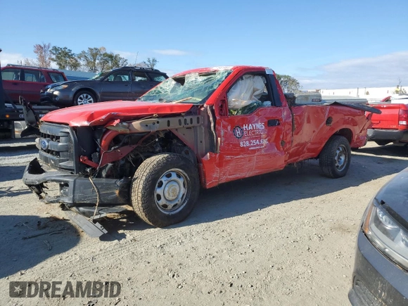 2016 Ford F-150 XL with VIN 1FTMF1CF9GKE77482, listed as a Copart auction lot 77541984 with 0 mi miles and Salvage Title. Bid and sale history available at carsss.com. Image 1.