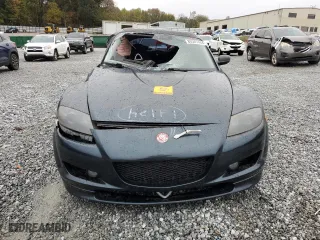 2004 Mazda RX-8 with VIN JM1FE173840119115, listed as a Copart auction lot 80307404 with 0 mi miles and Salvage Title. Bid and sale history available at carsss.com. Image 5.