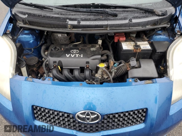 2007 Toyota Yaris with VIN JTDJT923675028938, listed as a Copart auction lot 56662235 with 213,056 mi miles and Clean Title. Bid and sale history available at DreamBid. Image 11.