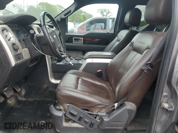 2012 Ford F-150 XL with VIN 1FTFW1ET1CFB55255, listed as a Copart auction lot 58023485 with 204,562 mi miles and Salvage title. Bid and sale history available at DreamBid. Image 7.