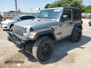 2021 Jeep Wrangler Willys with VIN 1C4HJXAG4MW743588, listed as a Copart auction lot 65172674 with 46,593 mi miles and Salvage title. Bid and sale history available at DreamBid. Image 1.