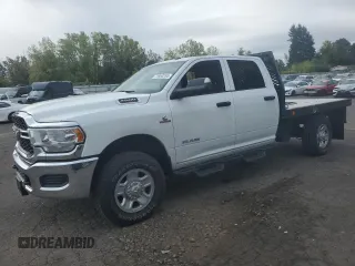 2022 Ram 2500 Tradesman with VIN 3C6UR5HL2NG398759, listed as a Copart auction lot 72958244 with 5,300 mi miles and Salvage title. Bid and sale history available at DreamBid. Image 1.