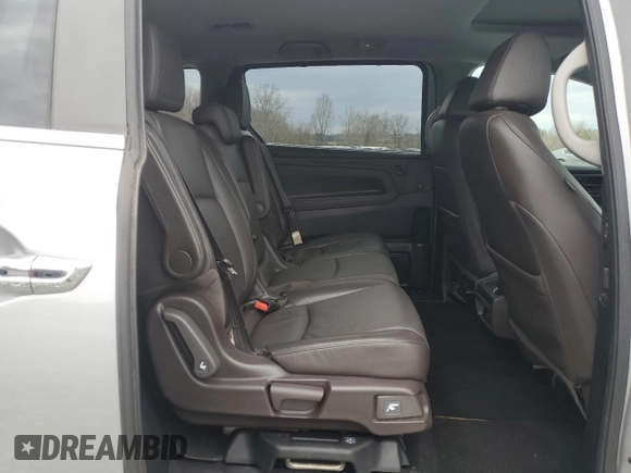 2019 Honda Odyssey EX-L with VIN 5FNRL6H72KB036411, listed as a Copart auction lot 43277355 with 76,244 mi miles and Salvage Title. Bid and sale history available at DreamBid. Image 12.