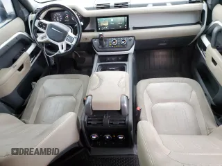 2021 Land Rover Defender S with VIN SALEJ7RX9M2038129, listed as a Copart auction lot 83840574 with 88,105 mi miles and Salvage title. Bid and sale history available at DreamBid. Image 8.