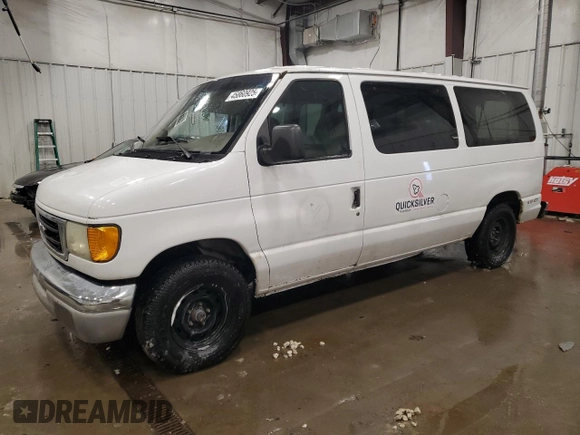 2003 Ford Econoline Passenger XL with VIN 1FMRE11LX3HB62226, listed as a Copart auction lot 45860925 with 308,385 mi miles and Non repairable. Bid and sale history available at DreamBid. Image 1.