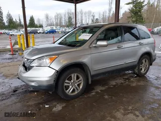 2010 Honda CR-V EX-L with VIN JHLRE4H77AC013459, listed as a IAAI auction lot 41589640 with 102,985 mi miles. Bid and sale history available at carsss.com. Image 2.