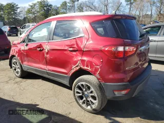 2019 Ford EcoSport Titanium with VIN MAJ6S3KL1KC291709, listed as a Copart auction lot 46219465 with 42,724 mi miles and Salvage Title. Bid and sale history available at DreamBid. Image 2.