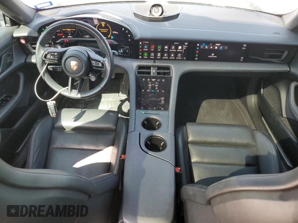 2020 Porsche Taycan 4S with VIN WP0AB2Y1XLSA52223, listed as a Copart auction lot 51683985 with 46,908 mi miles and Salvage title. Bid and sale history available at DreamBid. Image 8.