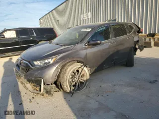 2021 Honda CR-V EX with VIN 2HKRW1H54MH412197, listed as a Copart auction lot 49129835 with 74,386 mi miles and Salvage Title. Bid and sale history available at carsss.com. Image 1.