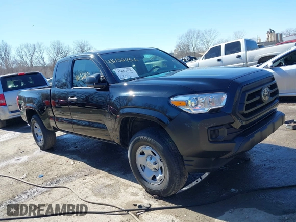 2023 Toyota Tacoma SR with VIN 3TYRX5GN9PT075342, listed as a IAAI auction lot 41652456 with 9,690 mi miles and . Bid and sale history available at DreamBid. Image 1.