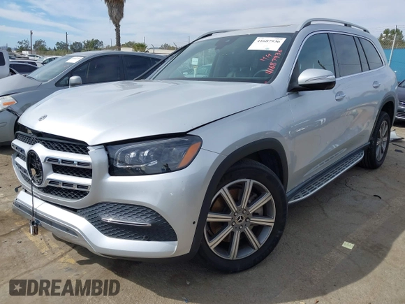 2020 Mercedes-Benz GLS 450 with VIN 4JGFF5KE2LA188979, listed as a IAAI auction lot 41687936 with 68,536 mi miles and . Bid and sale history available at DreamBid. Image 22.