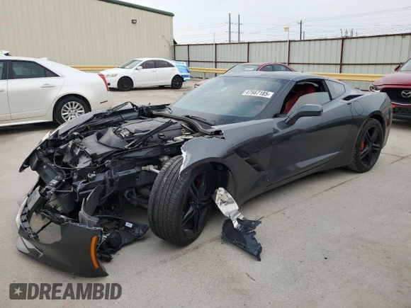 2017 Chevrolet Corvette 1LT with VIN 1G1YB2D75H5113479, listed as a Copart auction lot 47667185 with 31,151 mi miles and Salvage Title. Bid and sale history available at carsss.com. Image 1.