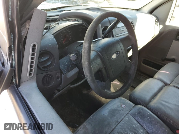 2008 Ford F-150 XL with VIN 1FTRF12208KD96201, listed as a Copart auction lot 59607205 with 196,595 mi miles and Non repairable. Bid and sale history available at DreamBid. Image 8.