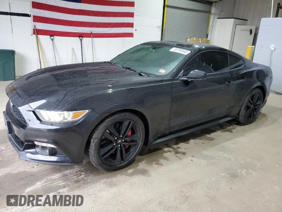 2015 Ford Mustang EcoBoost with VIN 1FA6P8TH8F5354386, listed as a Copart auction lot 49789545 with 131,675 mi miles and Salvage Title. Bid and sale history available at carsss.com. Image 1.