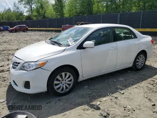 2013 Toyota Corolla L with VIN 2T1BU4EE3DC086506, listed as a Copart auction lot 55085755 with 84,948 mi miles and Salvage Title. Bid and sale history available at DreamBid. Image 1.