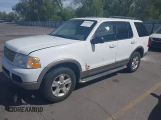 2003 Ford Explorer Eddie Bauer z VIN 1FMZU74K13UC38755, wystawiony jako IAAI lot #42238569 z przebiegiem 216 081 mil mil oraz . Historia ofert i sprzedaży dostępna na DreamBid. Obrazek 2.