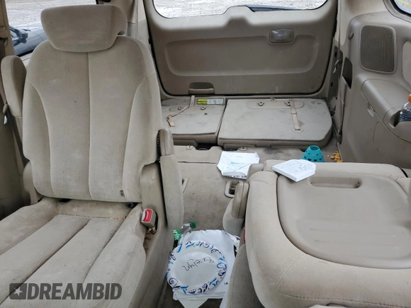 2007 Kia Sedona EX with VIN KNDMB233876188514, listed as a Copart auction lot 47544355 with 236,761 mi miles and Salvage Title. Bid and sale history available at DreamBid. Image 10.