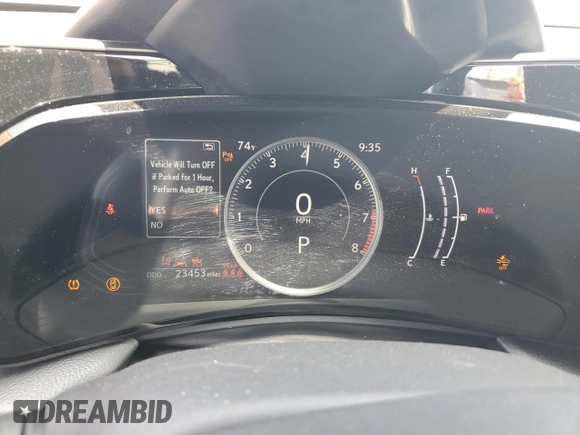2024 Lexus NX 250 Premium with VIN JTJGDCAZ2R5015128, listed as a Copart auction lot 58384805 with 23,453 mi miles and Salvage title. Bid and sale history available at DreamBid. Image 9.