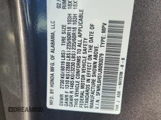 2018 Honda Odyssey EX with VIN 5FNRL6H51JB093079, listed as a Copart auction lot 64400315 with 117,619 mi miles and Non repairable. Bid and sale history available at DreamBid. Image 13.