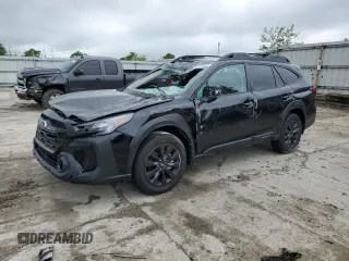 2025 Subaru Outback Onyx with VIN 4S4BTALC6S3204875, listed as a Copart auction lot 58707835 with Not provided miles and Salvage title. Bid and sale history available at DreamBid. Image 1.