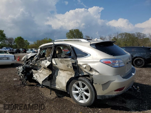 2011 Lexus RX 450h with VIN JTJBC1BA5B2420000, listed as a Copart auction lot 55564005 with Not provided miles and Salvage title. Bid and sale history available at DreamBid. Image 2.