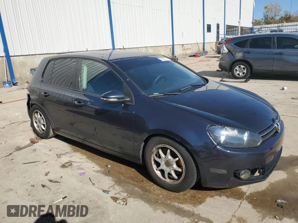 2010 Volkswagen Golf with VIN WVWDB7AJ6AW281778, listed as a Copart auction lot 76127374 with 214,535 mi miles and Non repairable. Bid and sale history available at DreamBid. Image 4.
