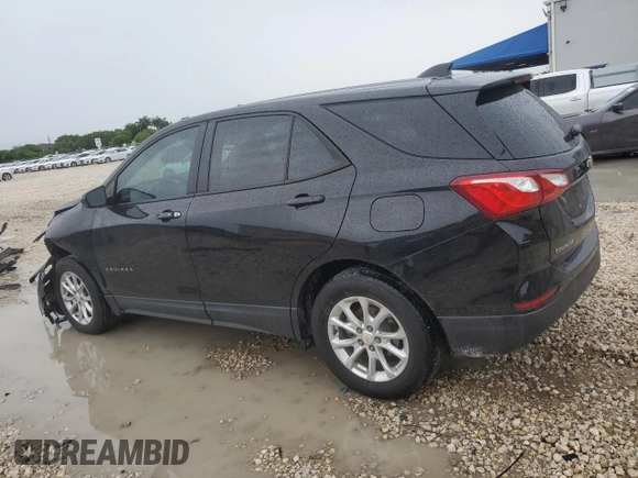 2020 Chevrolet Equinox LS z VIN 2GNAXHEV9L6232067, wystawiony jako Copart lot #59607985 z przebiegiem 66 101 mil mil oraz Szkoda całkowita • Salvage title. Historia ofert i sprzedaży dostępna na DreamBid. Obrazek 2.