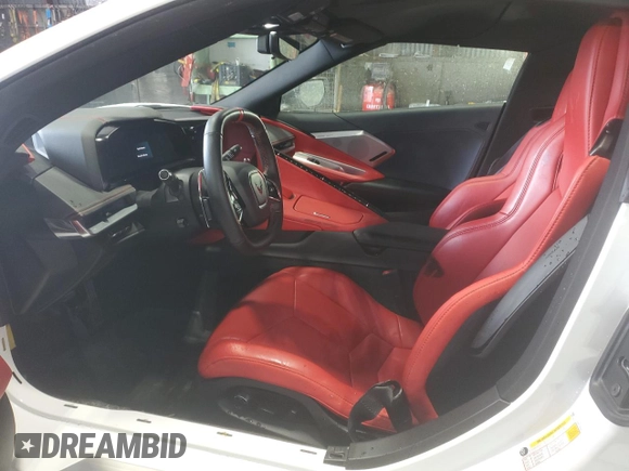 2023 Chevrolet Corvette 2LT with VIN 1G1YB3D48P5124129, listed as a Copart auction lot 44167625 with 2,487 mi miles and Non Repairable. Bid and sale history available at carsss.com. Image 7.