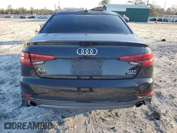 2017 Audi A4 Season of Audi Premium with VIN WAUDNAF41HN056446, listed as a Copart auction lot 87474944 with 183,216 mi miles and Salvage Title. Bid and sale history available at carsss.com. Image 6.
