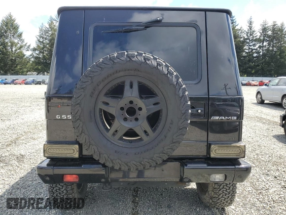 2004 Mercedes-Benz G with VIN WDCYR46E74X144672, listed as a Copart auction lot 55212454 with 143,994 mi miles and Salvage Title. Bid and sale history available at DreamBid. Image 6.