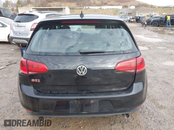 2017 Volkswagen Golf GTI S with VIN 3VW547AU5HM065033, listed as a IAAI auction lot 41461817 with 114,879 mi miles. Bid and sale history available at carsss.com. Image 16.