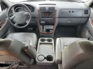 2002 Kia Sedona LX with VIN KNDUP131326271237, listed as a Copart auction lot 89358515 with 142,150 mi miles and Salvage Title. Bid and sale history available at carsss.com. Image 8.