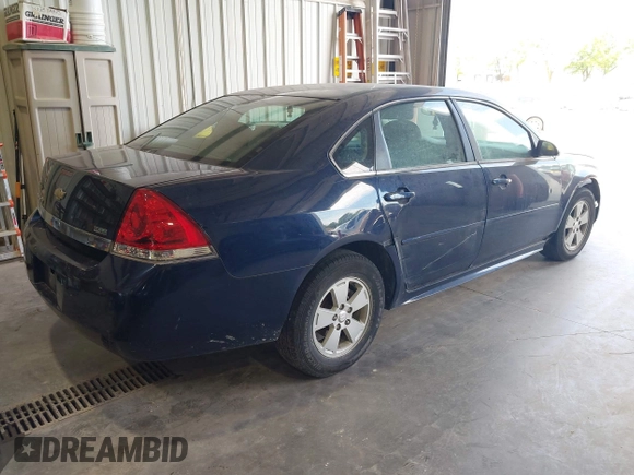 2011 Chevrolet Impala LT Fleet with VIN 2G1WG5EK9B1147799, listed as a IAAI auction lot 42328725 with 160,912 mi miles and . Bid and sale history available at DreamBid. Image 4.