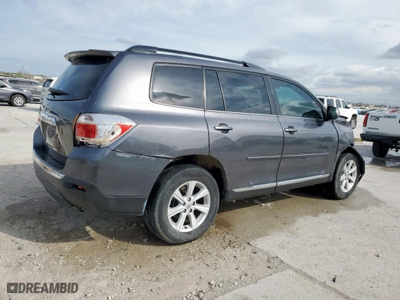 2013 Toyota Highlander with VIN 5TDZK3EH3DS124798, listed as a Copart auction lot 50792125 with 119,225 mi miles and Salvage Title. Bid and sale history available at carsss.com. Image 3.