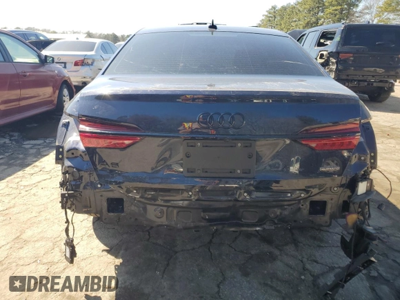 2024 Audi A6 Premium z VIN WAUD3BF21RN006383, wystawiony jako Copart lot #48121235 z przebiegiem Nie podano mil oraz Szkoda całkowita • Salvage title. Historia ofert i sprzedaży dostępna na DreamBid. Obrazek 6.