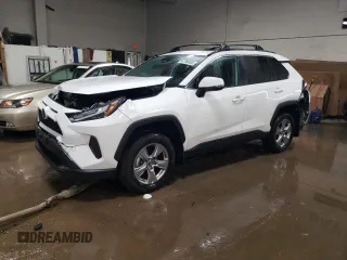 2023 Toyota RAV4 XLE with VIN 2T3P1RFV5PC364957, listed as a Copart auction lot 47766465 with 22,046 mi miles and Salvage Title. Bid and sale history available at carsss.com. Image 1.
