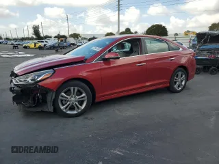 2018 Hyundai Sonata Limited with VIN 5NPE34AF2JH608341, listed as a Copart auction lot 50949365 with 52,815 mi miles and Salvage Title. Bid and sale history available at carsss.com. Image 1.