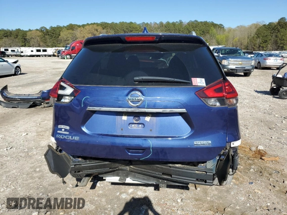 2019 Nissan Rogue S with VIN 5N1AT2MT7KC832430, listed as a Copart auction lot 50149055 with 132,986 mi miles and Salvage Title. Bid and sale history available at carsss.com. Image 6.