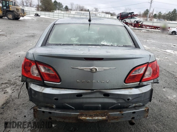 2008 Chrysler Sebring Touring with VIN 1C3LC56J88N301877, listed as a Copart auction lot 83335184 with 126,778 mi miles and Salvage Title. Bid and sale history available at carsss.com. Image 6.