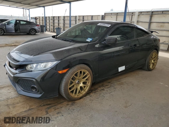 2017 Honda Civic Si with VIN 2HGFC3A59HH755511, listed as a Copart auction lot 50388225 with 82,420 mi miles and Salvage Title. Bid and sale history available at DreamBid. Image 1.
