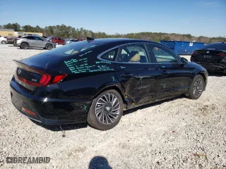 2023 Hyundai Sonata Hybrid Limited with VIN KMHL54JJ4PA071036, listed as a Copart auction lot 46209985 with 33,161 mi miles and Salvage Title. Bid and sale history available at carsss.com. Image 3.