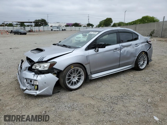 2017 Subaru WRX Premium with VIN JF1VA1F6XH9836724, listed as a Copart auction lot 58775385 with 135,483 mi miles and Salvage title. Bid and sale history available at DreamBid. Image 1.